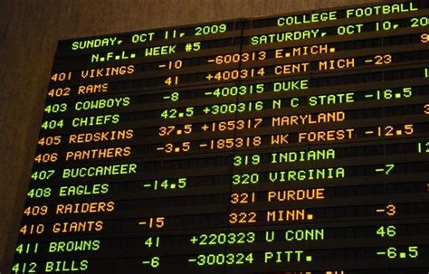 vegas sports lines nfl